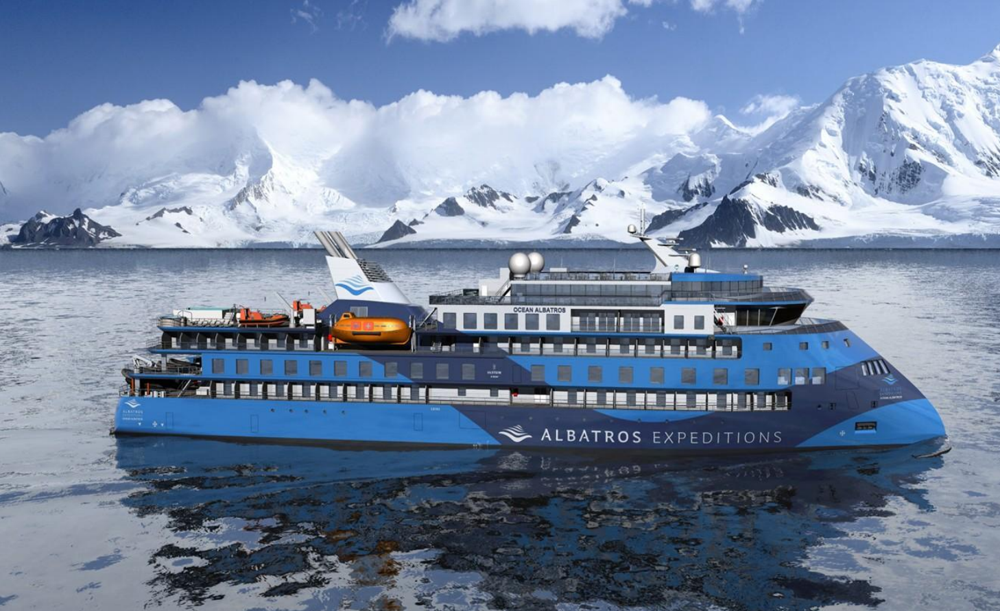 【南极三岛·信天翁号】全新豪华探险邮轮·5个登陆口高效运转·最新平衡稳定系统·带给您最完美的南极三岛体验